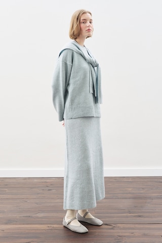 Chunky Oversıze Kazak Mavi Mavi