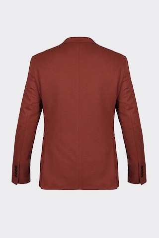 Bordo Casual Slim Fit Bi-stretch Ceket Kiremit