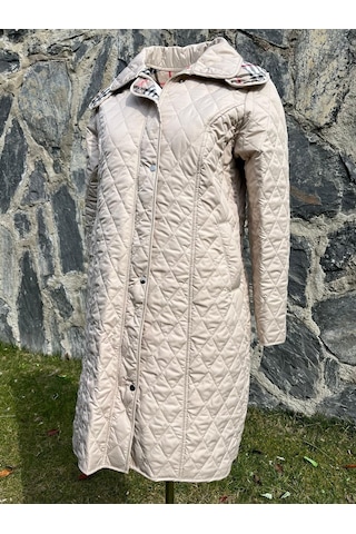 Baharlık Kapitone Mont A. Bej Büyük Beden 105cm Çok Renkli