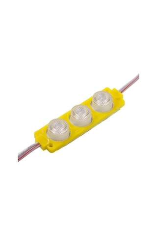 12V Power 3W SARI Modül Led 5'Lİ