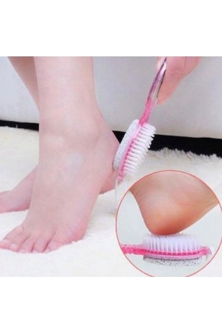 Törpülü Fırçalı Topuk Taşı - 4in1