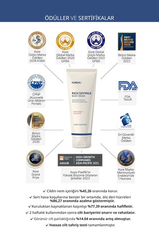 Kundal Yoğun Nemlendirici/besleyici Vücut Kremi Rick Soymilk Creamy Body Cream Mellowvanilla 200 ML
