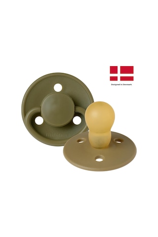 Mininor Kauçuk Emzik 12+ Ay - Moss Green - Kahve