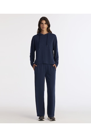 Yargıcı Regular Kapüşonlu Yaka Uzun Kol Sweatshirt 25kksw9012l 484 Lacivert