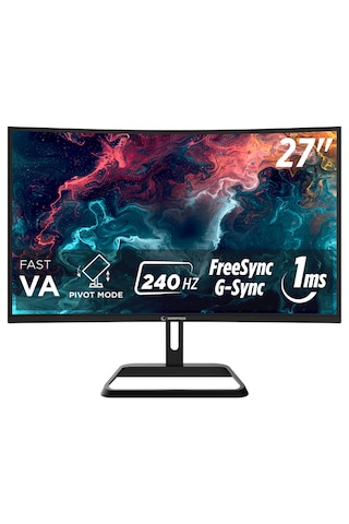 Rampage XYRA XR27C240F 27" 1 ms Full HD Curved 240 Hz Oyuncu Monitörü