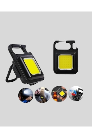 Nrzsnt Süper Parlak 800 Lümen Led Fener Usb Şarjlı, 3 Işık Modlu, Mini Taşınabilir Ve Anahtarlık T