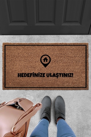 Evaşk Kapı Önü Paspası Vinil Tabanlı Kıl Ko ko Paspas Model:cc483-33