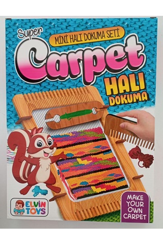 Carpet Ahşap Halı Dokuma Seti