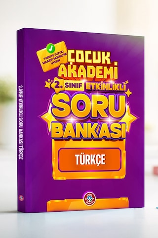 2. Sınıf Etkinlikli Soru Bankası Türkçe Kitabı