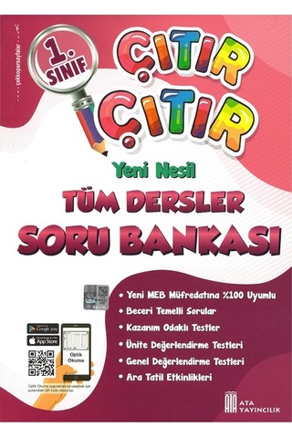 1.sınıf Eğlenceli Yaz Tatil Seti Çıtır Soru Bankası + Okuduğumu Anlıyorum+ Bil Bul +dikkat Ve Zeka