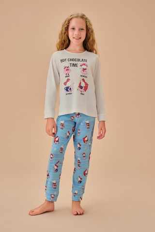 Suwen Lulusu Çocuk Pijama Takımı Shc25218660a956 Mavi
