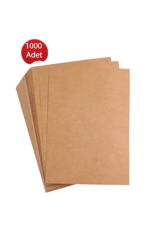 Kraft Araç Araba Oto Paspas Kağıdı Baskısız 1000 Adet 35x50 Cm