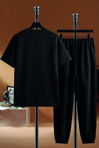 Unisex Miami 2'li Eşofman Takımı Siyah