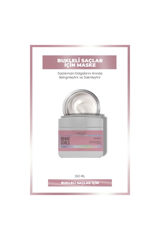 Lewel Mood Premium Dense Curls Bukleli Saçlar İçin Bakım Maskesi 350 ML