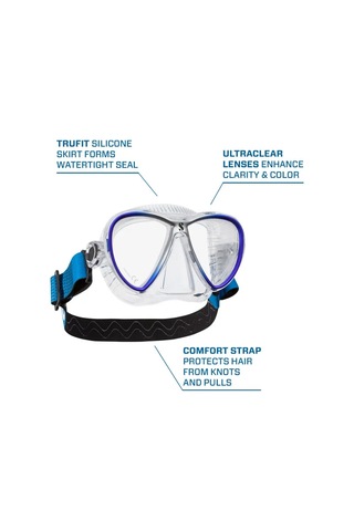 Scubapro Synergy Twin Dalış Maskesi Mavi Mavi