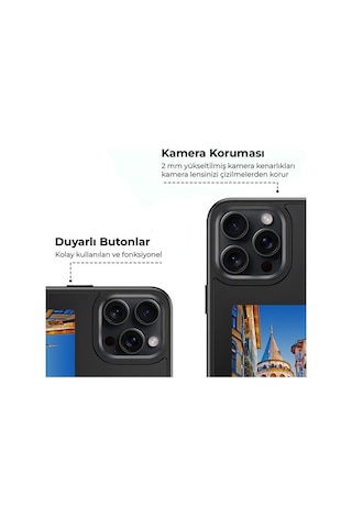 Nfc Kişiselleştirilebilir Kılıf Apple Uyumlu iPhone15 Pro Max