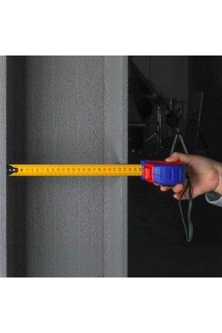 Wp261040 3mx16mm Naylon Kaplama Sarı Çift Taraflı Manyetik Çelik Şerit Metre