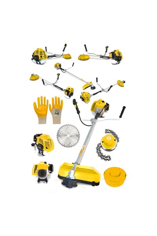 Steiner S-9100 Yan Tipi Benzinli Motorlu Tırpanı Makinesi + Canavar Başlık