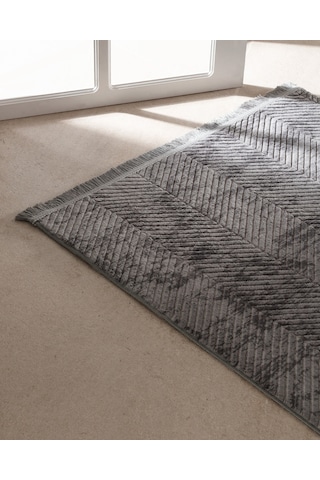 Madame Coco Eze Halı - Antrasit - 80x150 Cm 8684427051504 Gri