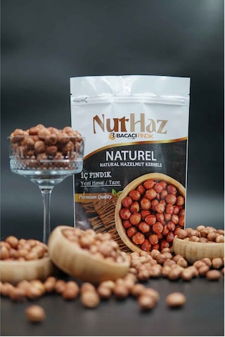 NutHaz Naturel Çiğ İç Fındık Doypack 500 G