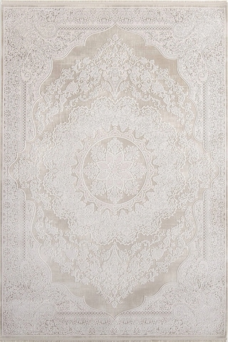 Hoom Rugs Natural 1713 Kahverengi Klasik Salon Halısı Kahve Krem