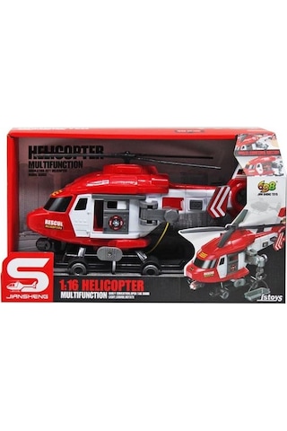 Ctoys Kurtarma Helikopteri Kırmızı Js128a