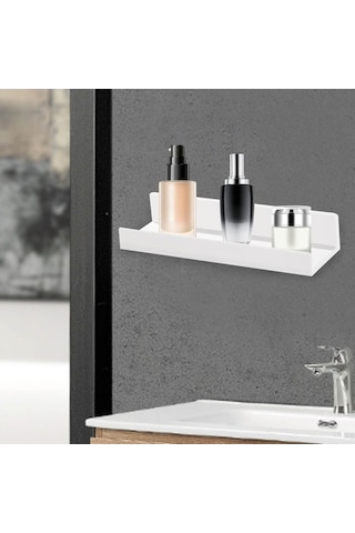 Pazly Suntek Rafı Organizatör Fonksiyonlu Depolama Çok Banyo Qr Beyaz