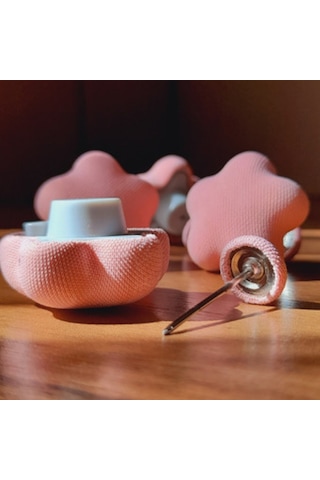 Yorgan,nevresim,sabitleyici 4adet -pembe Çiçek