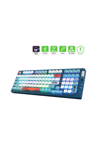 Gamepower Sense Rgb Wireless Red Switch Gaming Klavye