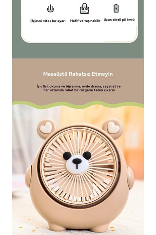 Spring Küçük Bir Yelpaze Yşili Tutan Sevimli Panda 1