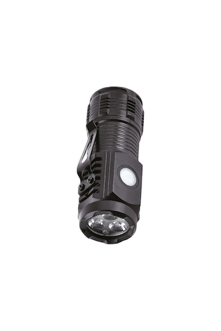Panther Pt-8433 Usb Şarjlı El Feneri Siyah