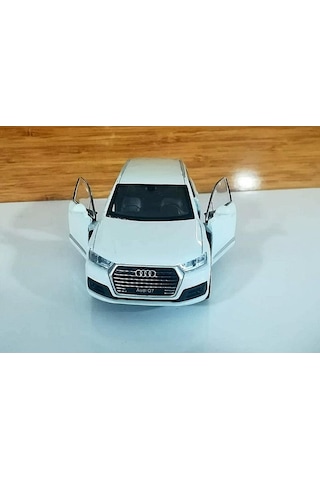 Welly Audı Q7 1/36 Ölçek Beyaz Çek Bırak Metal Model Araba