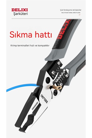 9 İnç Delixi Tel Kesici Endüstriyel Sınıf Mengene