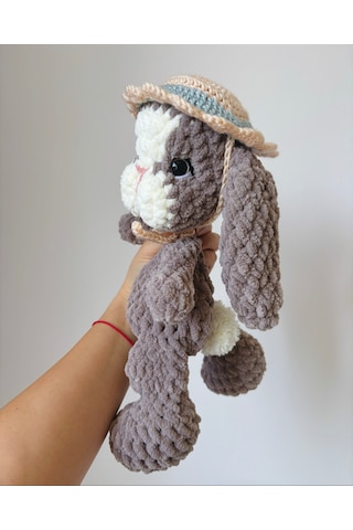 Clementine The Bunny Uyku Arkadaşı Beyaz - Gri