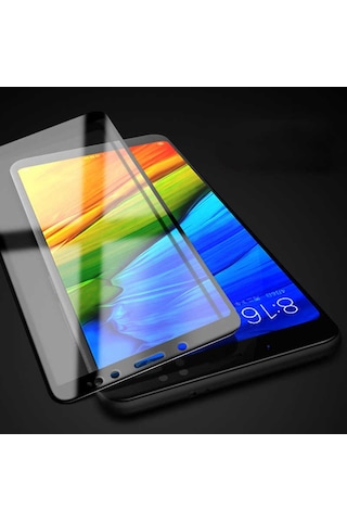 Xiaomi Redmi Note 5 Pro Zore Kenarları Kırılmaya Dayanıklı Cam Ekran Koruyucu