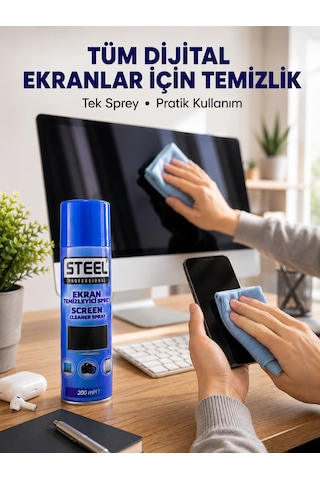 Hubrendy Tekno Günlük Kullanıma Uygun Çok Amaçlı Ekran Temizleme Spreyi