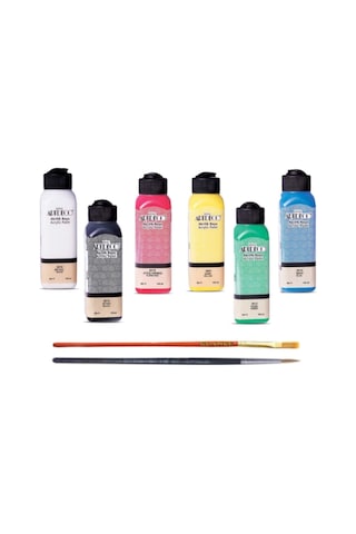 Artdeco 140 Ml Akrilik Boya Ana Renkler 6'lı Fırça Hediyeli Artdeco 140 Ml Akrilik Boya Ana Renkler 6'lı Fırça Hediyeli