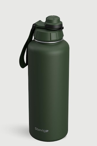 Stevig 1 Hand Leak-proof Sızdırmaz Çelik Termos 1500 Ml Green St-252 Yeşil
