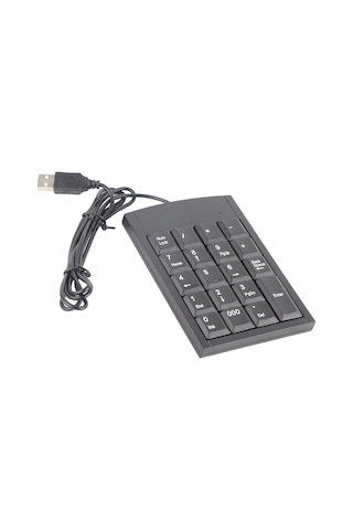Yaozixa Usb Nümerik Klavye, Taşınabilir İnce Tasarım, Veri Girişi Kolaylaştırıcı, Dürtüye Dayanıklı, Tüm Bilgisayarlarda Uyumlu