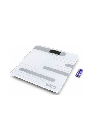 İbico İ11-024 Cam Banyo Baskül Terazi Tartı 26x26cm 180kg/50gr Pilli Dijital Lcd Ekran Renkli Cam Diğer