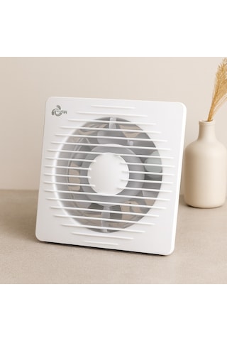 Northcity 8" 200mm 200 M³/h Banyo Tuvalet Havalandırma Aspiratörü 40w 000 Açık Krem