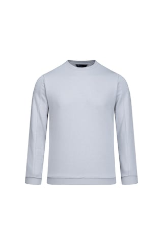 Hatemoğlu Gri Regular Fit Bisiklet Yaka 100% Pamuk Sweatshirt