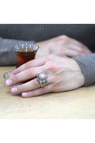 Mavi Sıkma Kehribar Üzerine Hüsn-I Hat "33 Besmele-I Şerif" Yazıl (537174692)