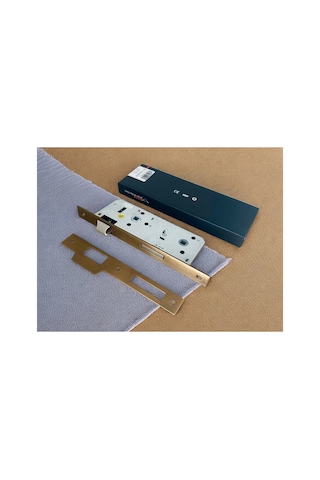 Özen Handles Mat Antik Sarı İç Kapı Gömme Wc Banyo Kilit 40/90/23 Kare 40 Mm 1 Adet