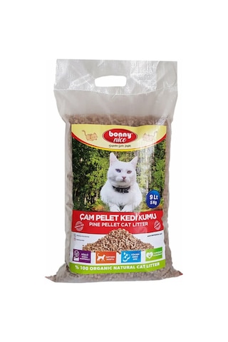 Bonny Nice Organik Çam Pelet Kedi Kumu 9 L