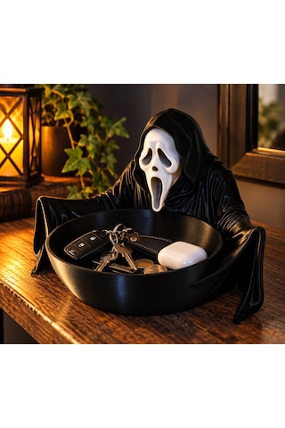 Halloween Çığllık Figür Dekoratif Şekerlik Ve Masaüstü Kase