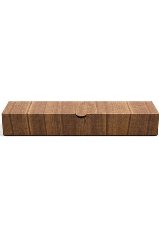 Düz Ahşap Baskılı Küçük Dürüm Kutusu 33x6,5x4,5 Cm - 100 Adet
