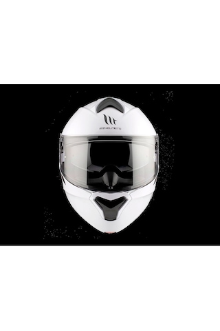 Mt Helmets Genesis SV A2 Çene Açılır Kask Parlak Beyaz