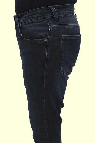 Denim Cartel Dmc Tekstil Erkek Füme 1004 Yüksek Bel Normal Kesim Boru Paça Jean Pantolon