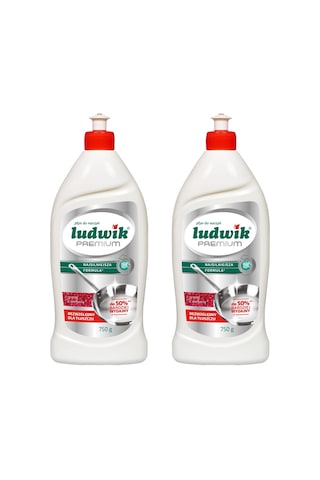 Ludwik Premium Nar Özlü Elde Sıvı Bulaşık Deterjanı 2 x 750 G
